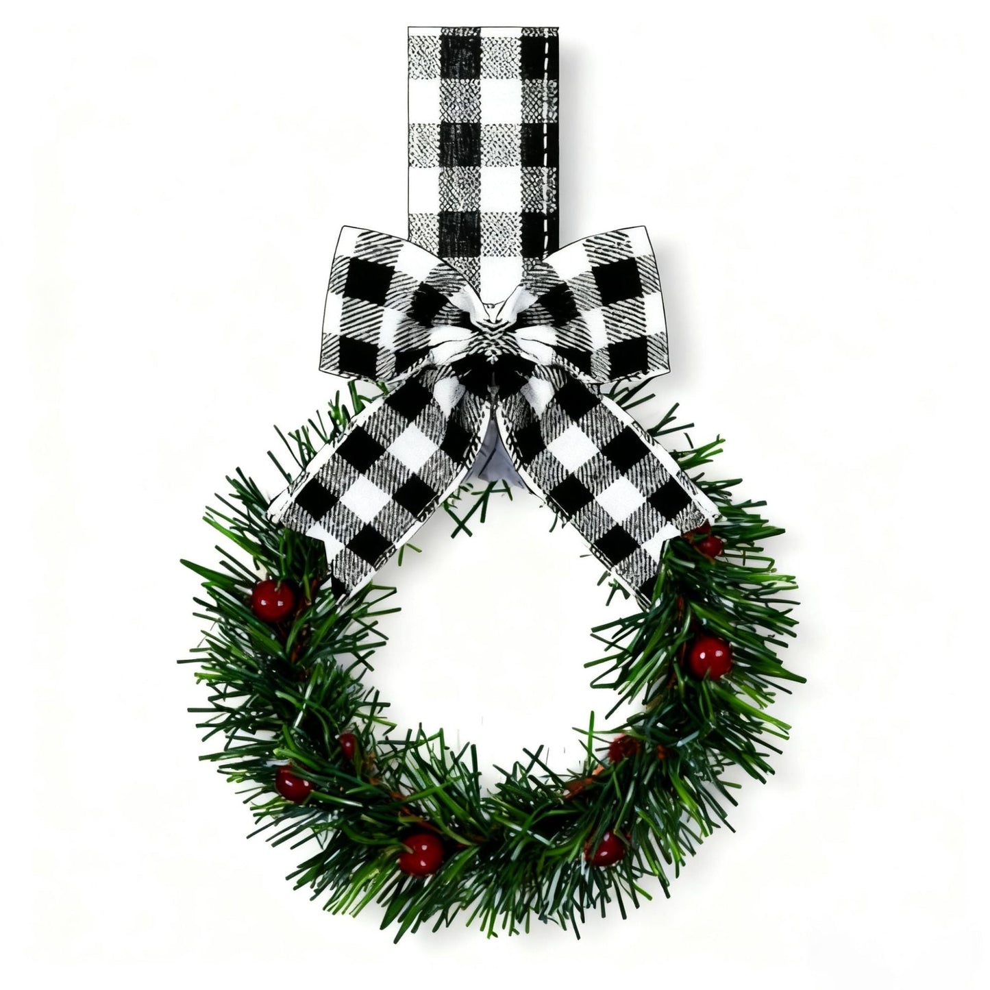 🔥2025 New Release! 50% OFF—🐦🎅Christmas Wreaths with Bows✨(Same as in the video)