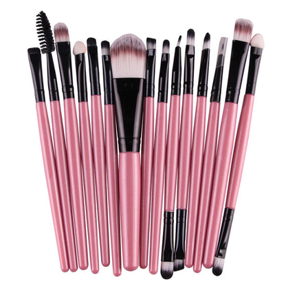 15Pcs Makeup Brushes Set Eye Shadow  Make Up Tool
