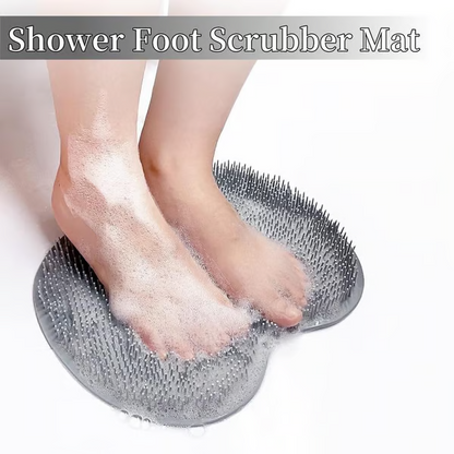 🏆Flash Sale⚡ 50K+ SOLD! Almost Gone-💥Silicone Shower Foot Scrubber Mat，Best gifts💥