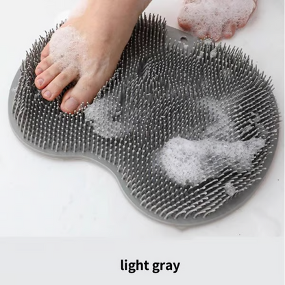 🏆Flash Sale⚡ 50K+ SOLD! Almost Gone-💥Silicone Shower Foot Scrubber Mat，Best gifts💥