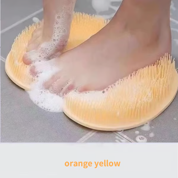 🏆Flash Sale⚡ 50K+ SOLD! Almost Gone-💥Silicone Shower Foot Scrubber Mat，Best gifts