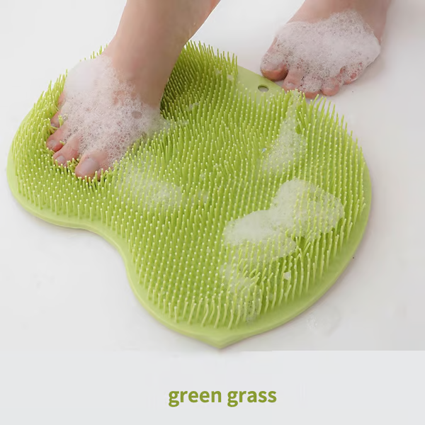 🏆Flash Sale⚡ 50K+ SOLD! Almost Gone-💥Silicone Shower Foot Scrubber Mat，Best gifts💥