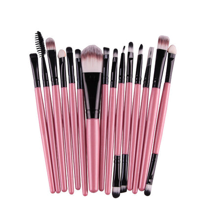 15Pcs Makeup Brushes Set Eye Shadow  Make Up Tool