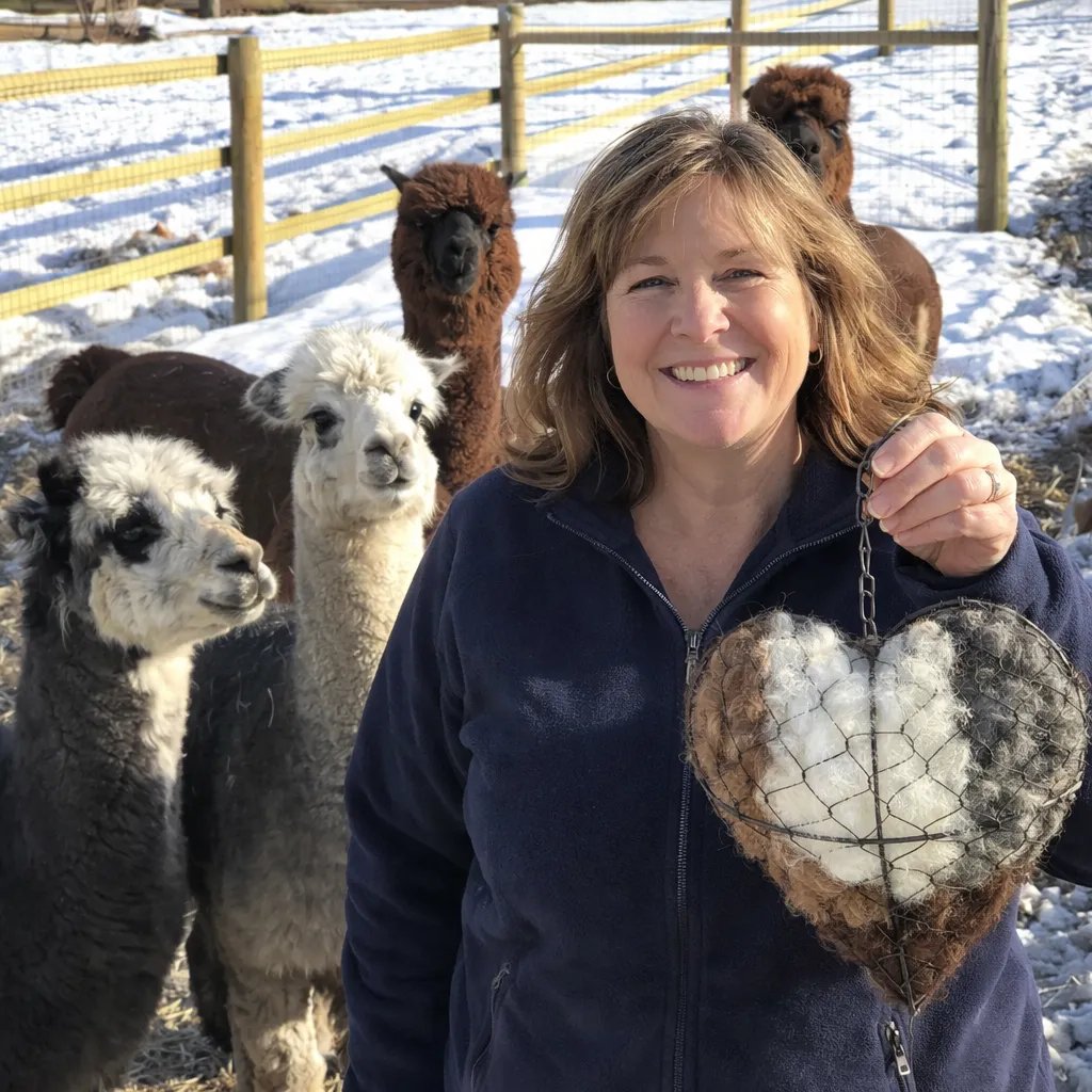 Save Up to 70% Today🕊️ Handmade Alpaca Fiber Bird Nesting Heart🐦 (Same as in the video)