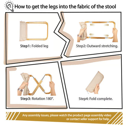 🎒【Portable Folding Stool】🪑 | Ultra-lightweight handbag design, sit down anytime, anywhere! 💼✨