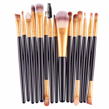 15Pcs Makeup Brushes Set Eye Shadow  Make Up Tool