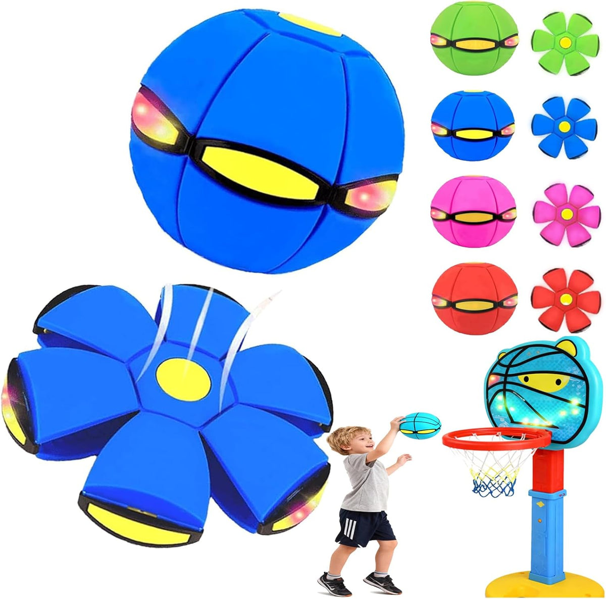 Final 3 Hours: 60%OFF🔥Kids’ Magic Metaball — bouncy ball & flying saucer for family and pets