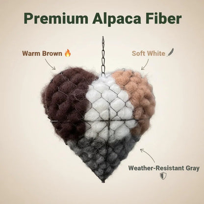 Save Up to 70% Today🕊️ Handmade Alpaca Fiber Bird Nesting Heart🐦 (Same as in the video)