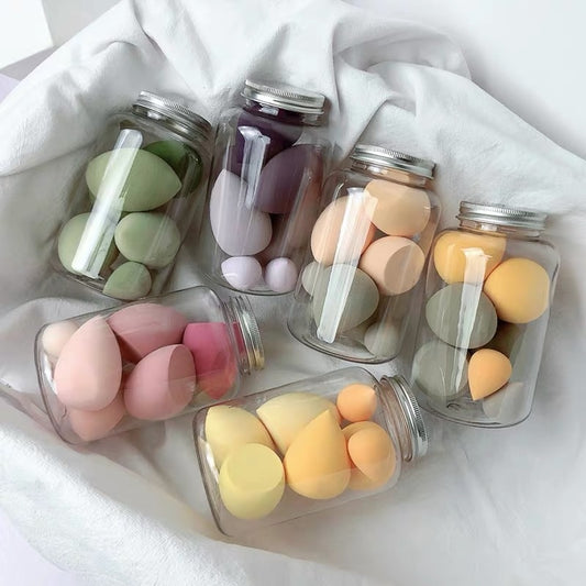 7 PCS Makeup Sponges Beauty Egg Makeup  Tool