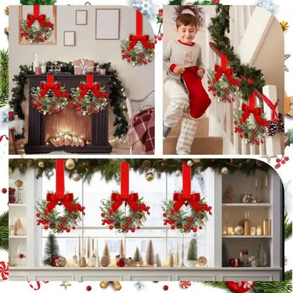 🔥2025 New Release! 50% OFF—🐦🎅Christmas Wreaths with Bows✨(Same as in the video)