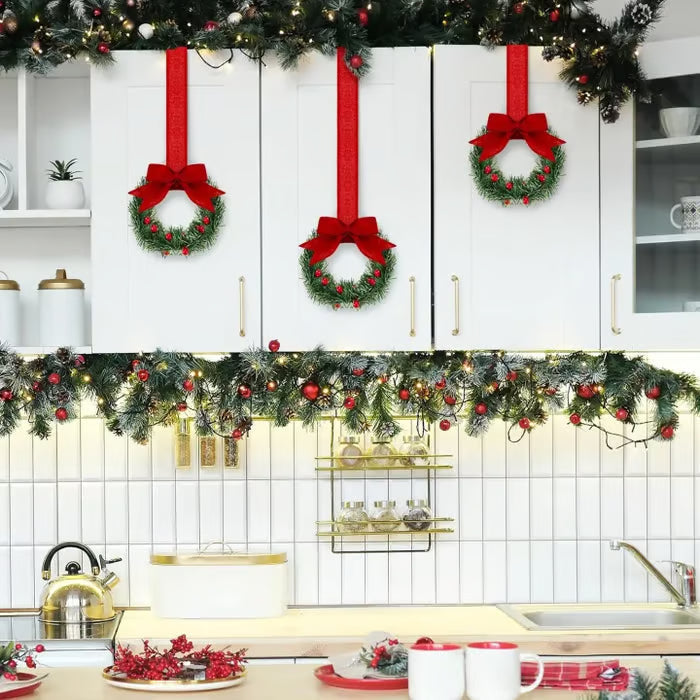 🔥2025 New Release! 50% OFF—🐦🎅Christmas Wreaths with Bows✨(Same as in the video)