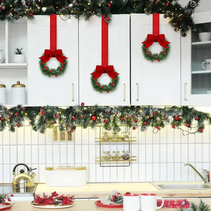 🔥2025 New Release! 50% OFF—🐦🎅Christmas Wreaths with Bows✨(Same as in the video)