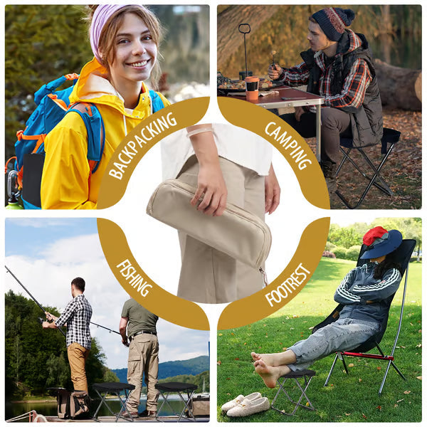 🎒【Portable Folding Stool】🪑 | Ultra-lightweight handbag design, sit down anytime, anywhere! 💼✨