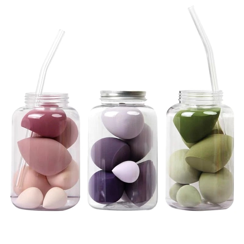 7 PCS Makeup Sponges Beauty Egg Makeup  Tool