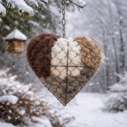 Save Up to 70% Today🕊️ Handmade Alpaca Fiber Bird Nesting Heart🐦 (Same as in the video)
