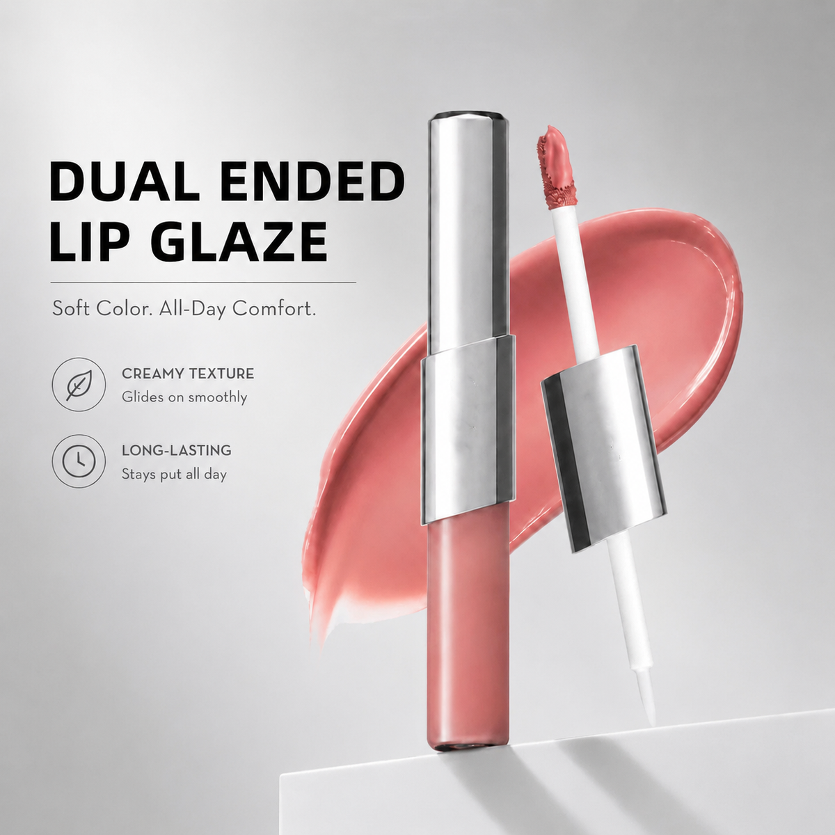 Perfect Twin Lip â€?Dual-Ended Liquid Lipstick with Velvet Matte Color and Glossy Shine