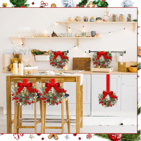 🔥2025 New Release! 50% OFF—🐦🎅Christmas Wreaths with Bows✨(Same as in the video)