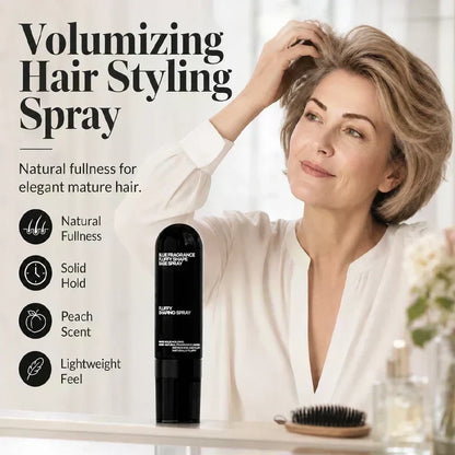 Peach-Scented Volumizing & Setting Spray – Lightweight, Bouncy Hair & Long-Lasting Hold ✨